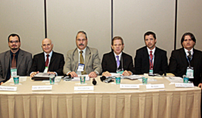 Rodada de debates: Ivan Epiphanio, Carlos Alberto P. Goulart, João Carlos Lage, Nelson Colombini, Ric Snyder e Tomaz Leivas